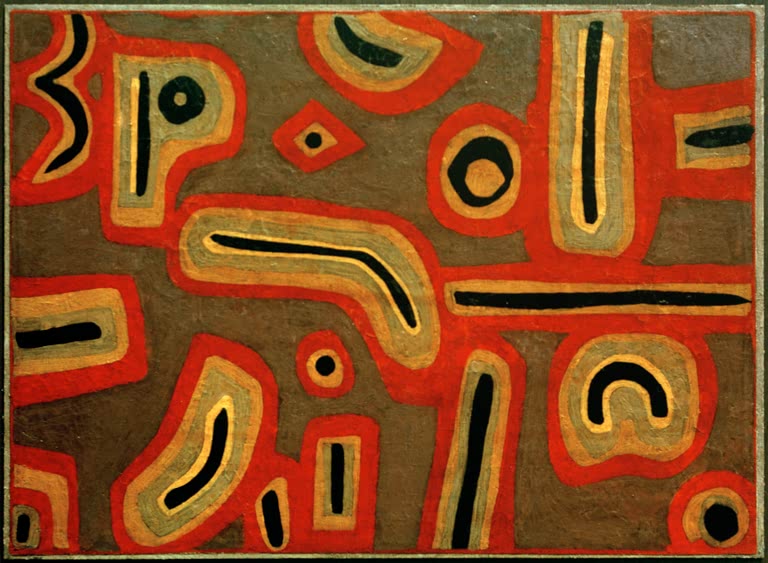Ohne Titel (Komposition in Rot, Gelb, Grau, Schwarz)