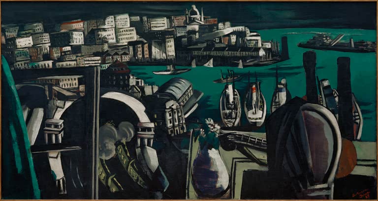 Blick auf Genua: Der Hafen von Genua