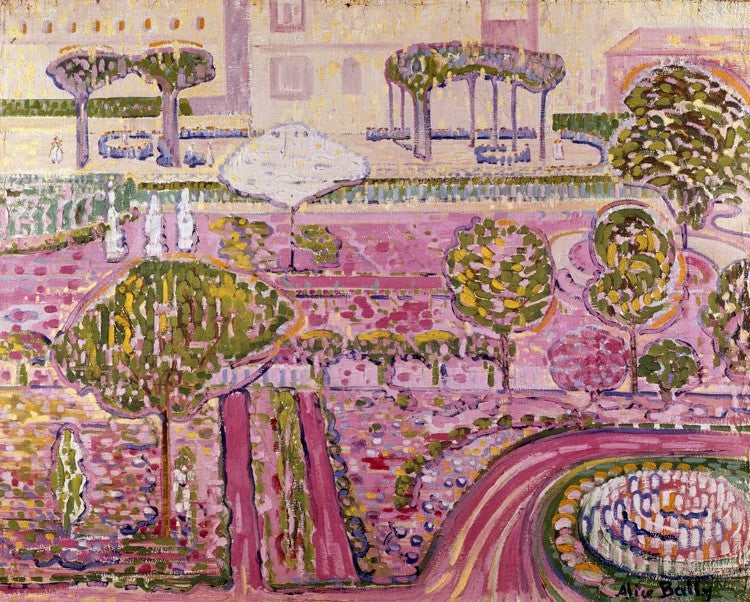 Le jardin rose
