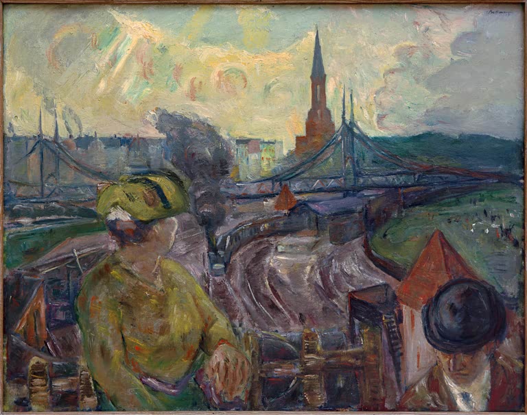Blick auf den Bahnhof Gesundbrunnen