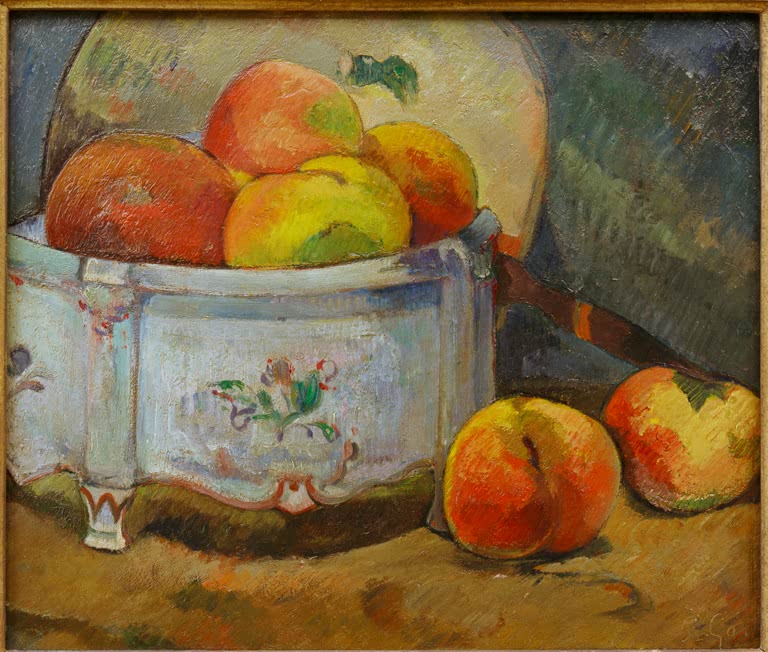 Nature morte aux pêches