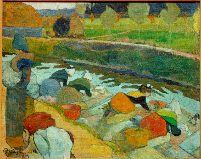 Lavandières au canal Roubine-du-Roi