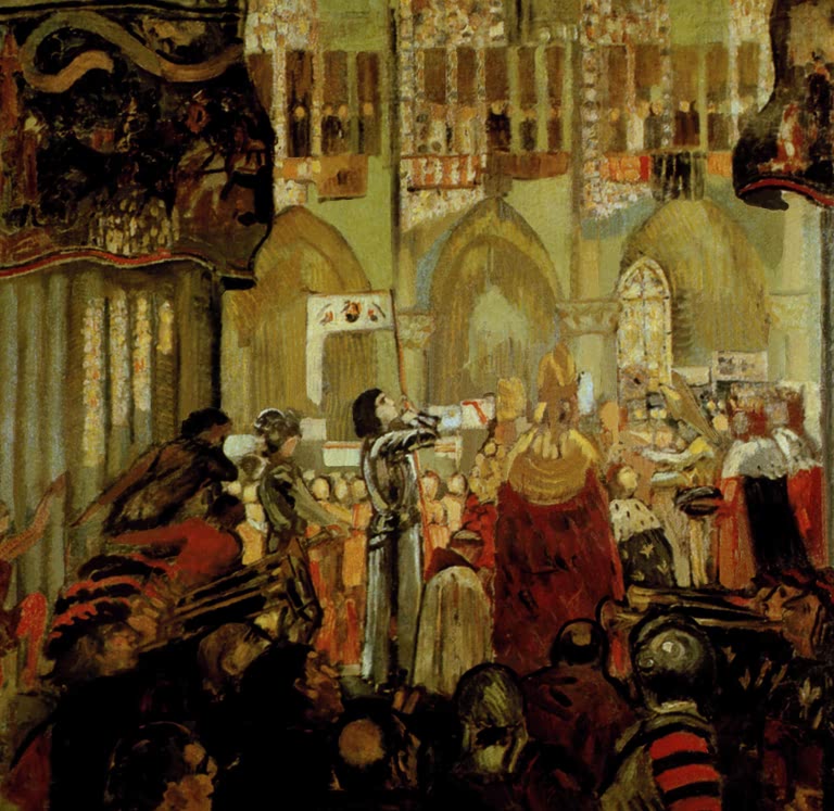 Jeanne d'Arc au sacre de Charles VII