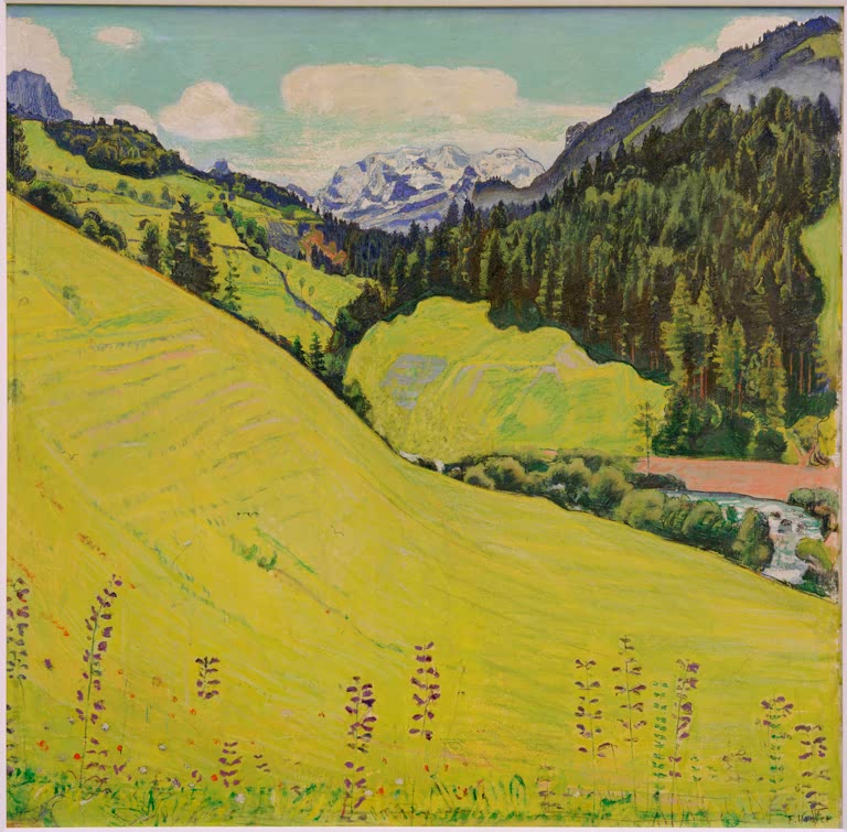 Blick gegen die Blüemlisalp