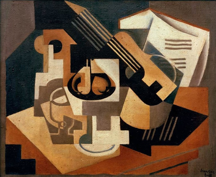 Guitare et compotier