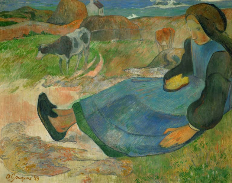 La Gardeuse de vaches, ou Jeune Bretonne