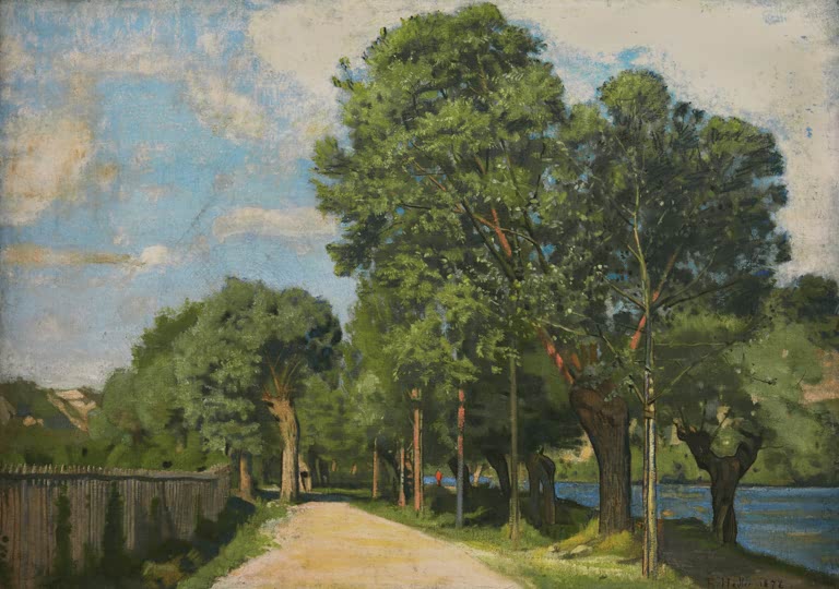 Landschaft an der Jonction bei Genf