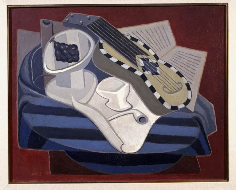 La guitare aux incrustations