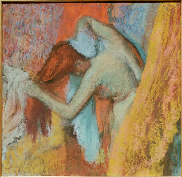Femme à sa toilette