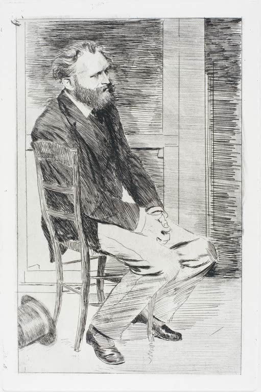 Manet Seated, Turned to the Right