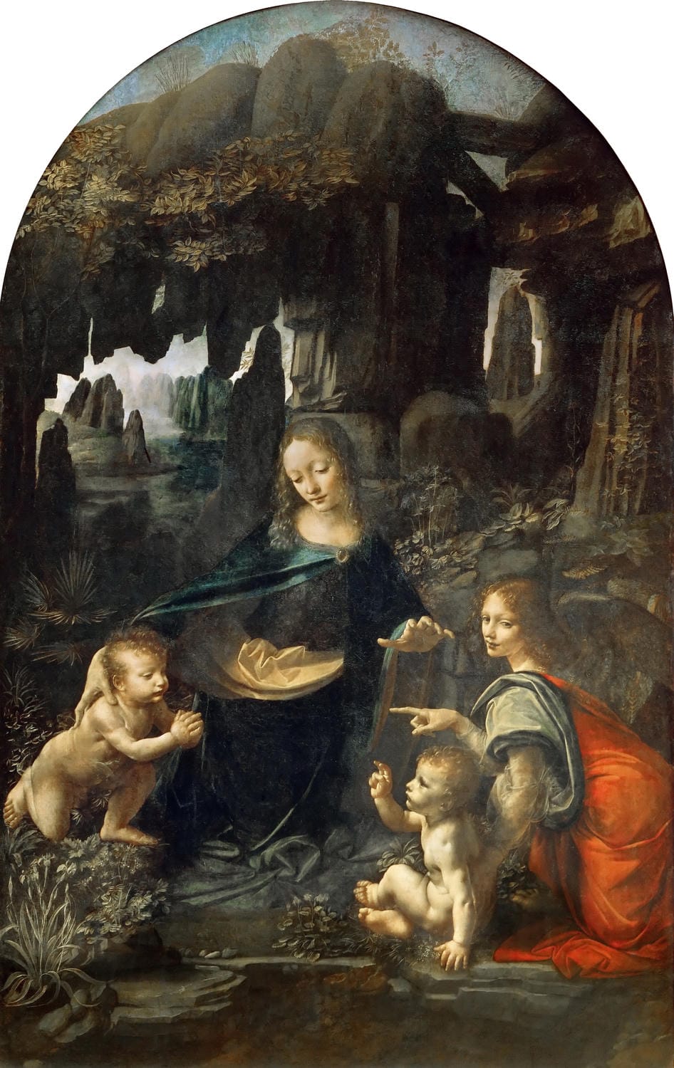 Kunstdruck: Felsengrottenmadonna (1. Version) | Leonardo da Vinci