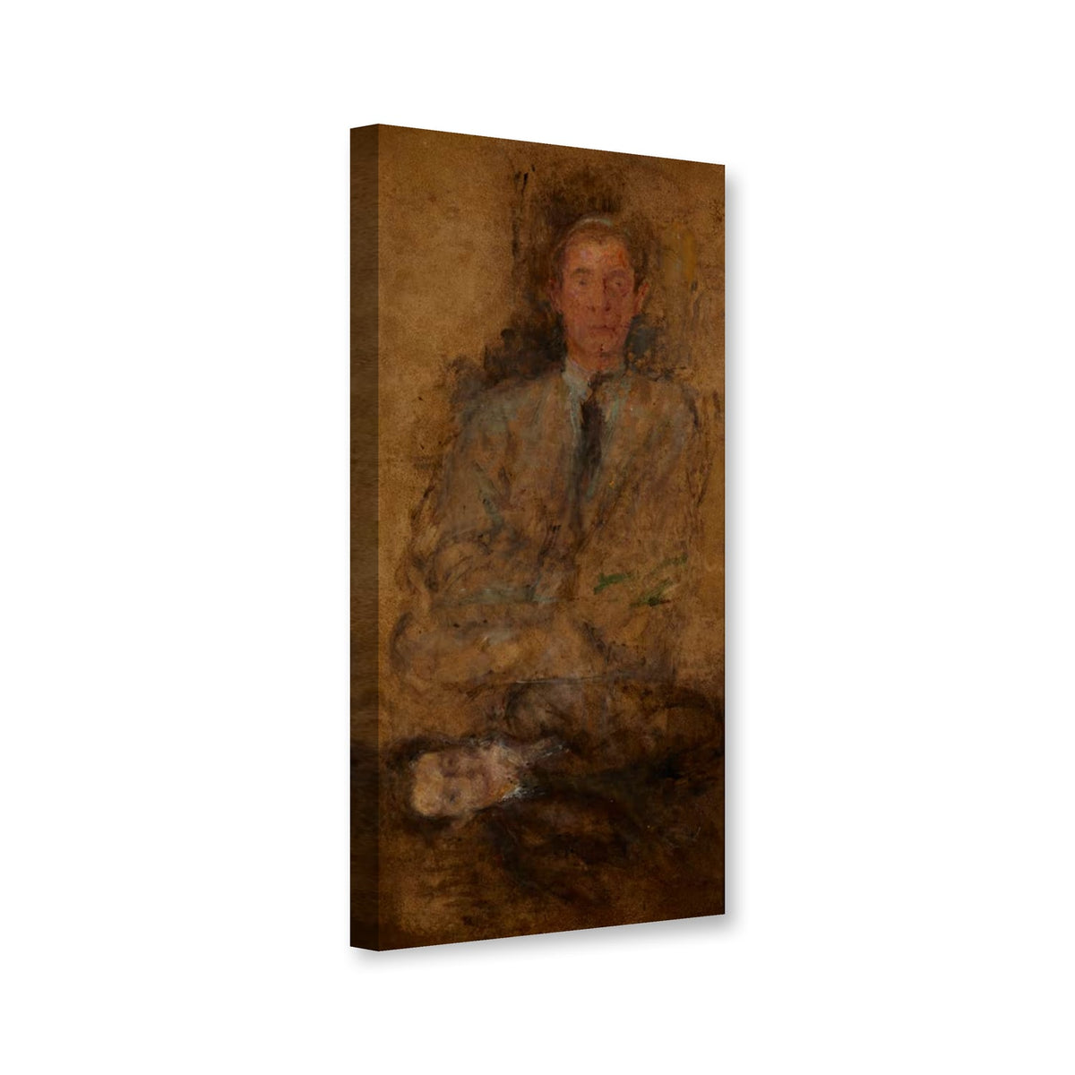 Figurenskizzen von Olga Boznańska als Leinwand – Perspektivansicht