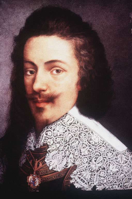 Giovanna Garzoni Bildnis Viktor Amadeus I. von Savoyen Kunstkopie, Herzog mit langem Haar und weißem Spitzenkragen