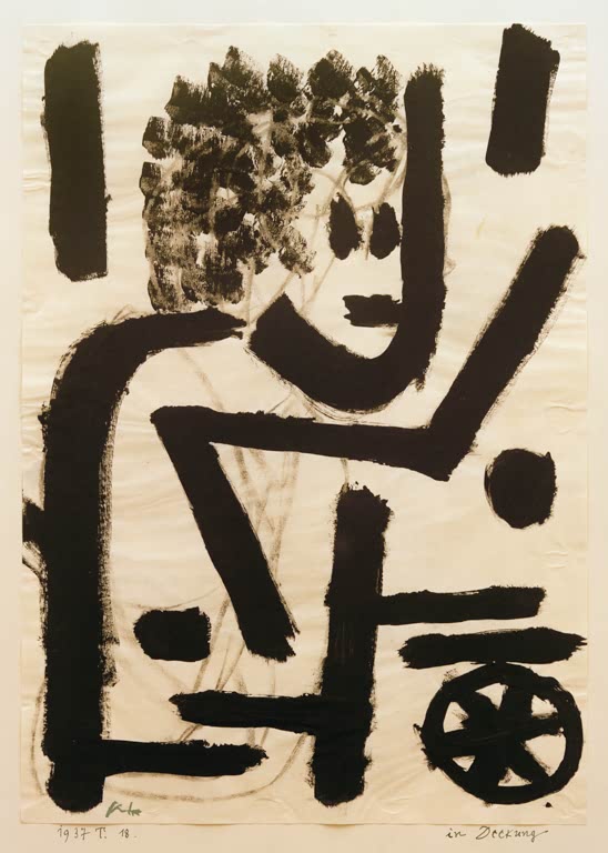 Kunstdruck „in Deckung“ von Paul Klee, handgefertigt in Deutschland