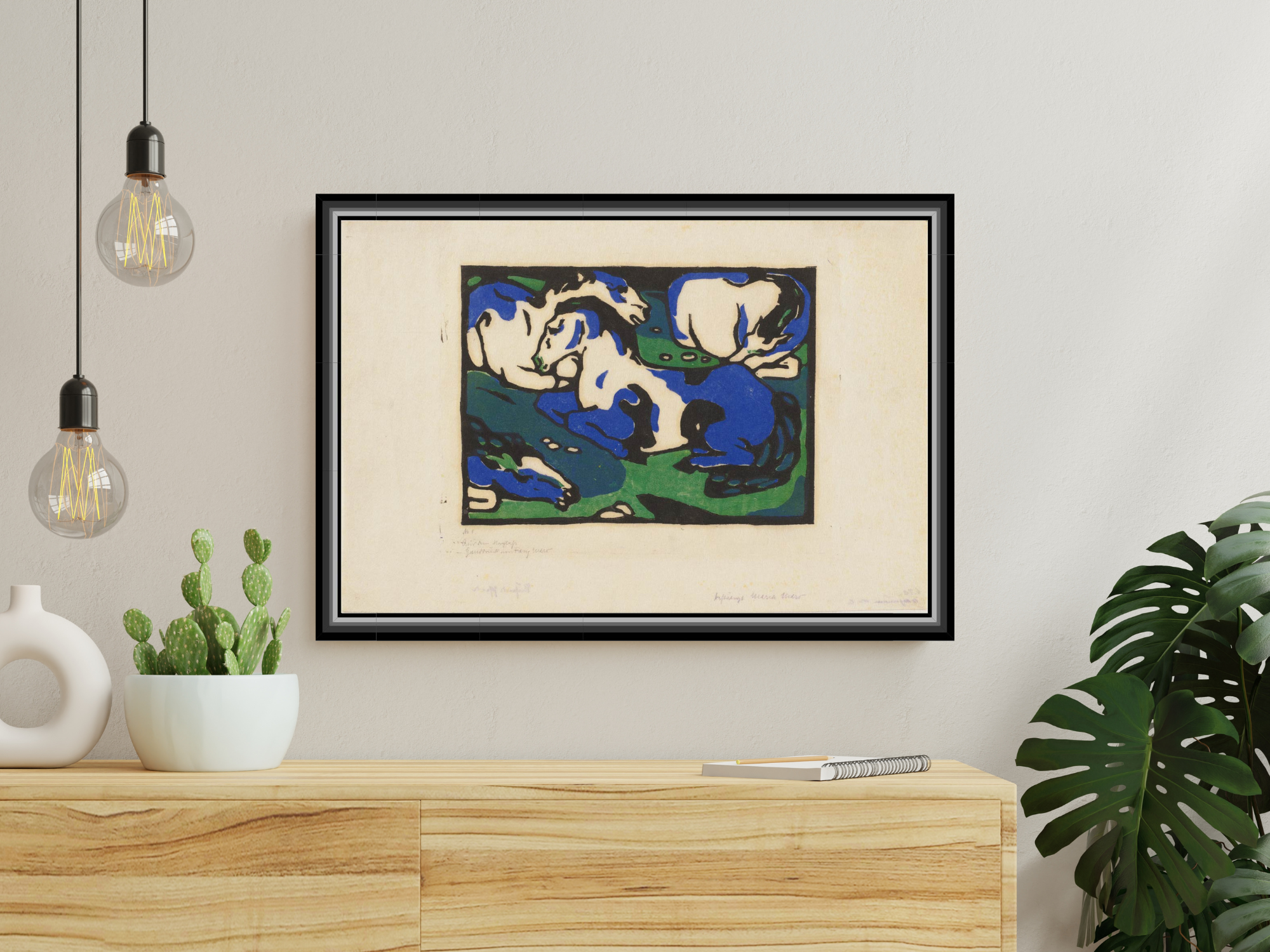 Ruhende Pferde | Franz Marc