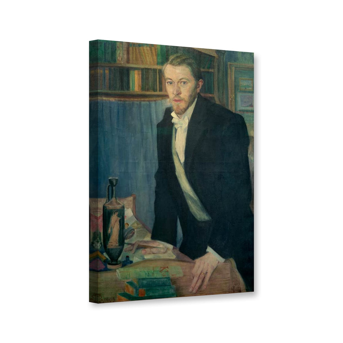 Karl Ernst Osthaus von Ida Gerhardi als Leinwand – Perspektivansicht