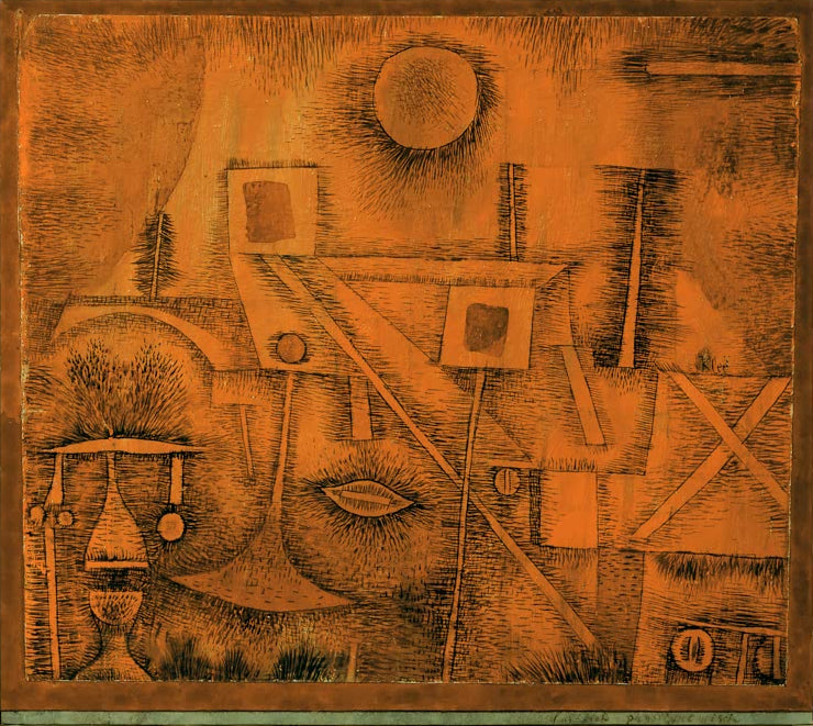 Kunstdruck „landschaftlich-physiognomisch“ von Paul Klee