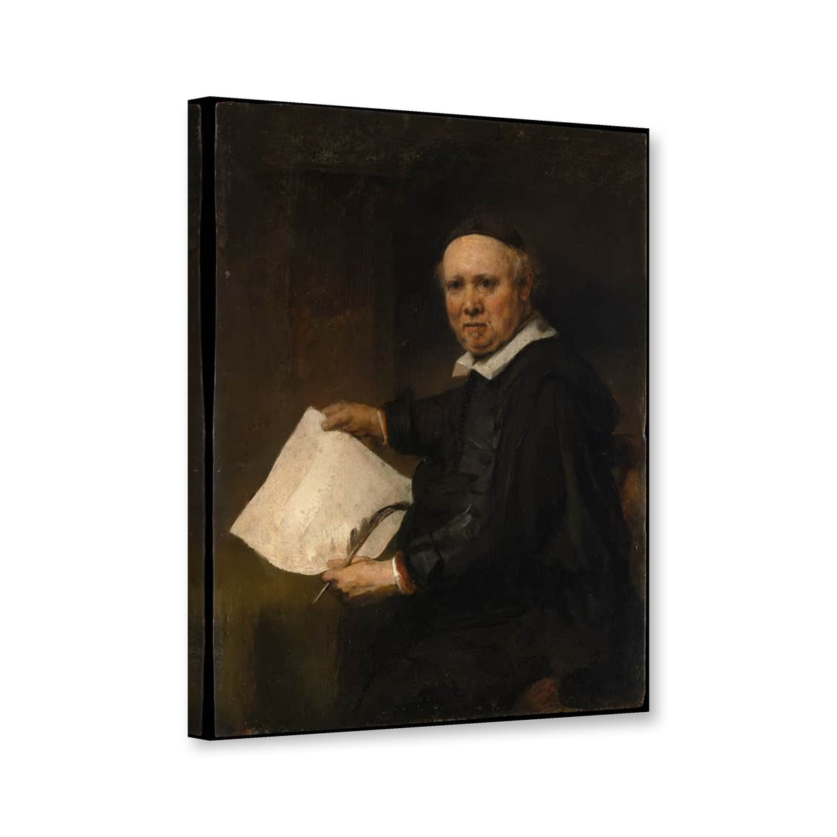 Lieven Willemsz van Coppenol von Rembrandt Harmenszoon van Rijn
Rembrandt Harmensz. van Rijn
Rembrandt van Rijn als Leinwand – Perspektivansicht