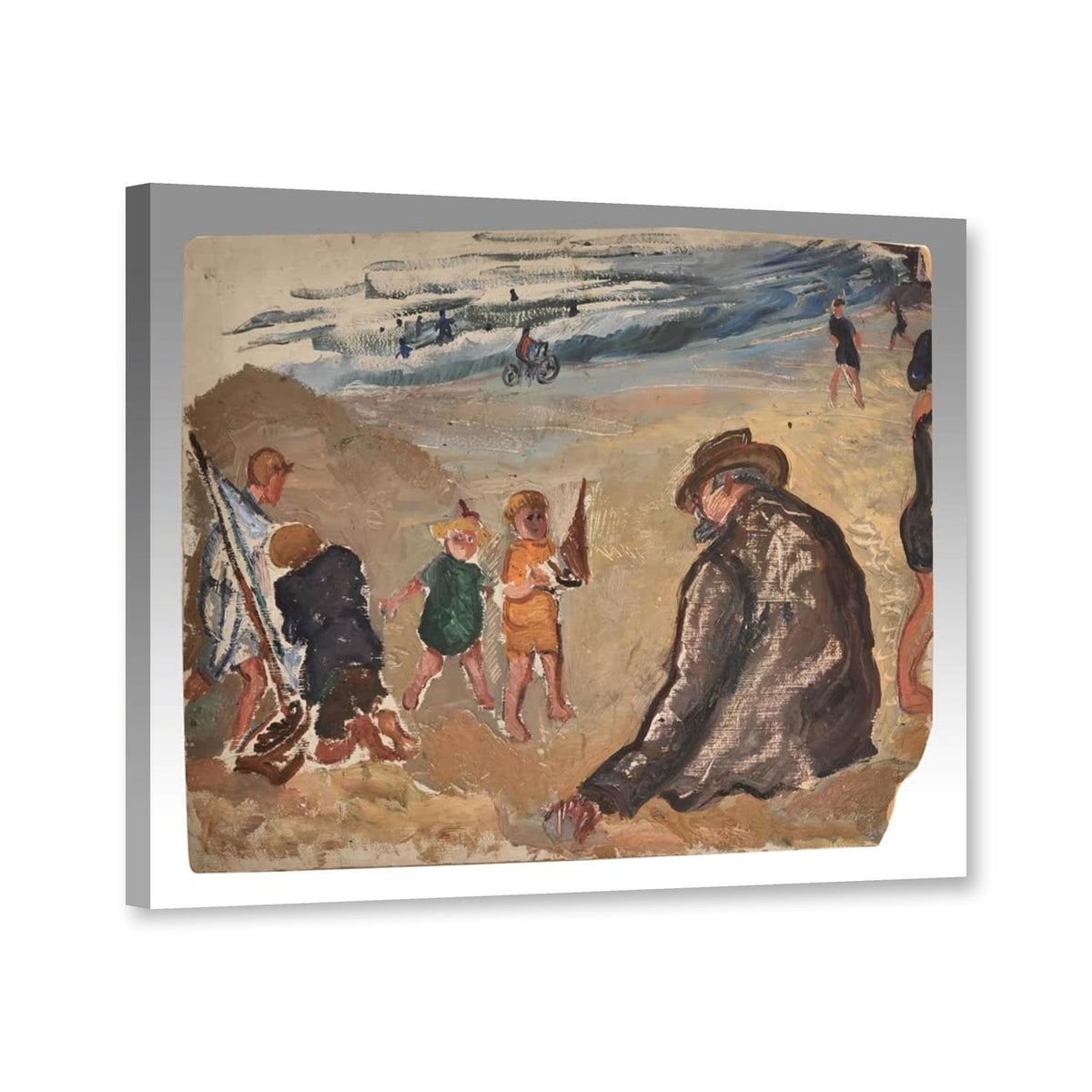 Maurice Denis in Perros-Guirec von Maurice Denis als Leinwand – Perspektivansicht