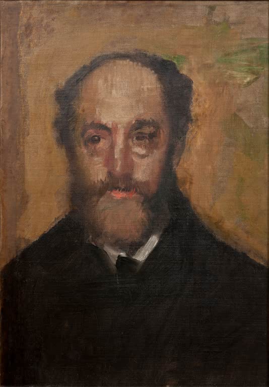 Kunstdruck des Porträts „Émile Durand-Gréville“ von Edgar Degas, detailgetreu reproduziert und in Deutschland von Hand gefertigt.
