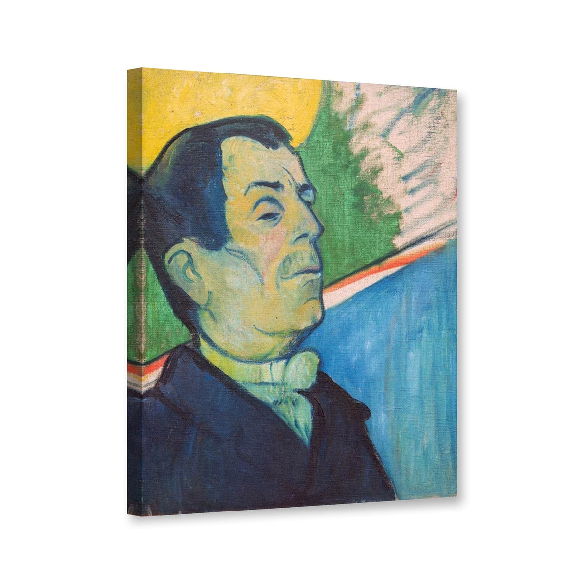 Monsieur Ginoux von Paul Gauguin als Leinwand – Perspektivansicht