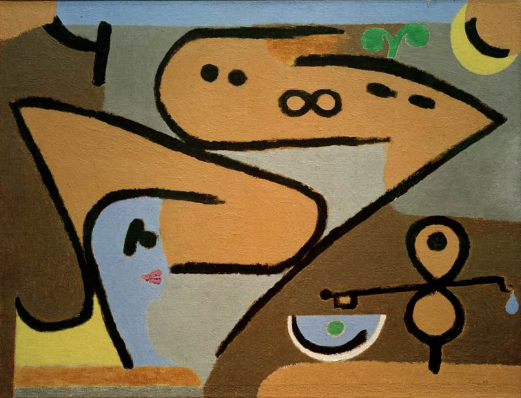 Kunstdruck „Äolisches“ von Paul Klee, handgefertigt in Deutschland