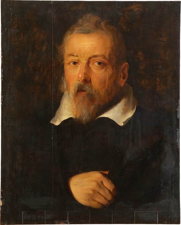 Peter Paul Rubens Bildnis des Malers Frans Francken I. im Alter von 74 Jahren Kunstkopie, grauhaariger Mann