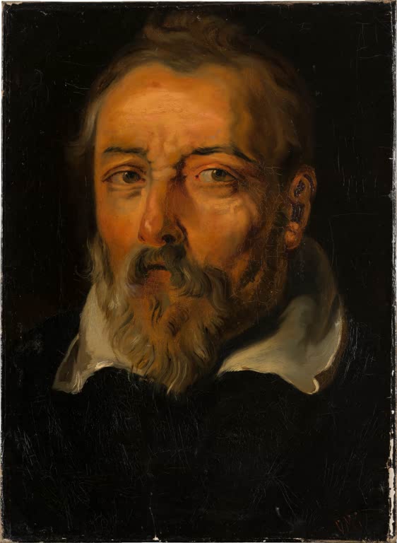 Peter Paul Rubens Bildnis des Malers Frans Francken I. Kunstkopie, älterer Mann mit grauem Bart und weißem Kragen