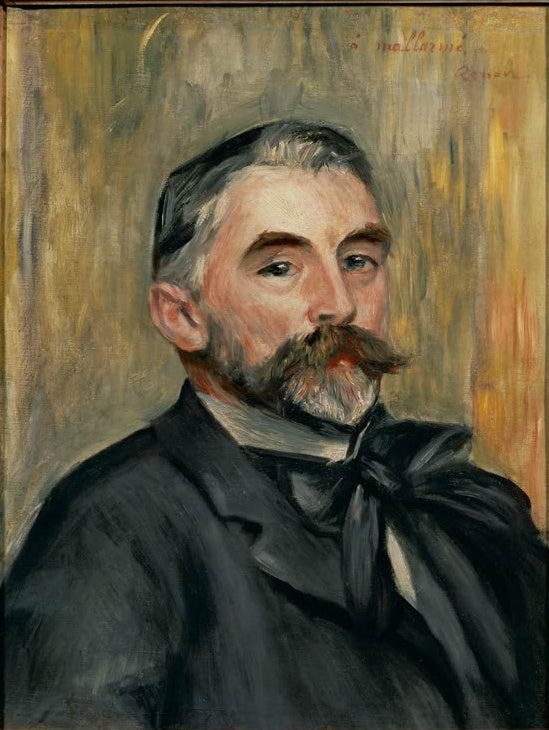 Mann mit Schnurrbart und dunkler Schleife – Pierre-Auguste Renoir Stéphane Mallarmé, poète Kunstkopie