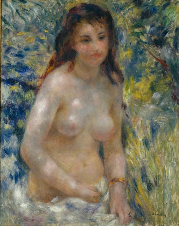 Weiblicher Akt im flirrenden Sonnenlicht – Pierre-Auguste Renoir Torse de femme au soleil Kunstkopie